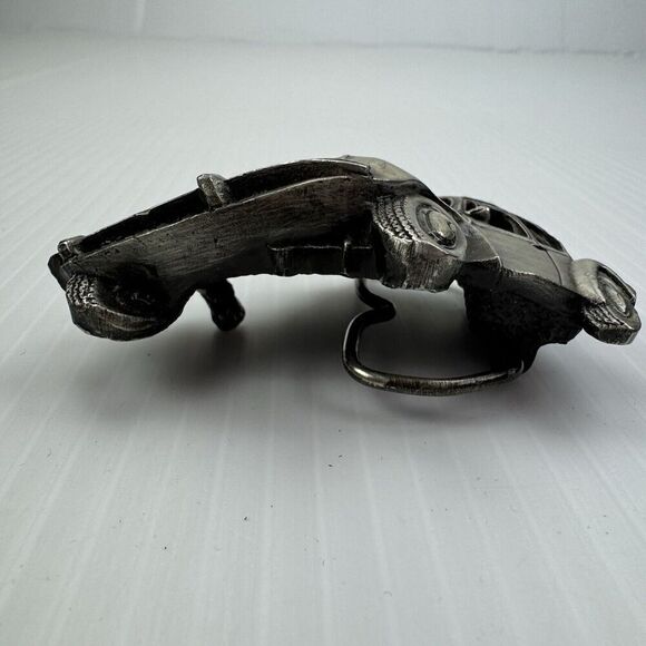 Vintage 1980 VW Volkswagen Bug Beetle Brassworks Belt Buckle by Bergamot - Picture 4 of 11
